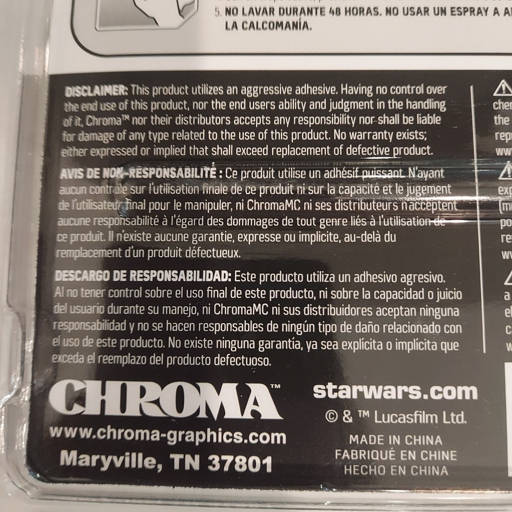 Star Wars The Mandalorian Mando's Helmet Aluminum Car Decal Silver - Picture 4 of 7